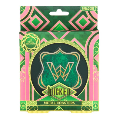 Set 4 Posavasos Wicked